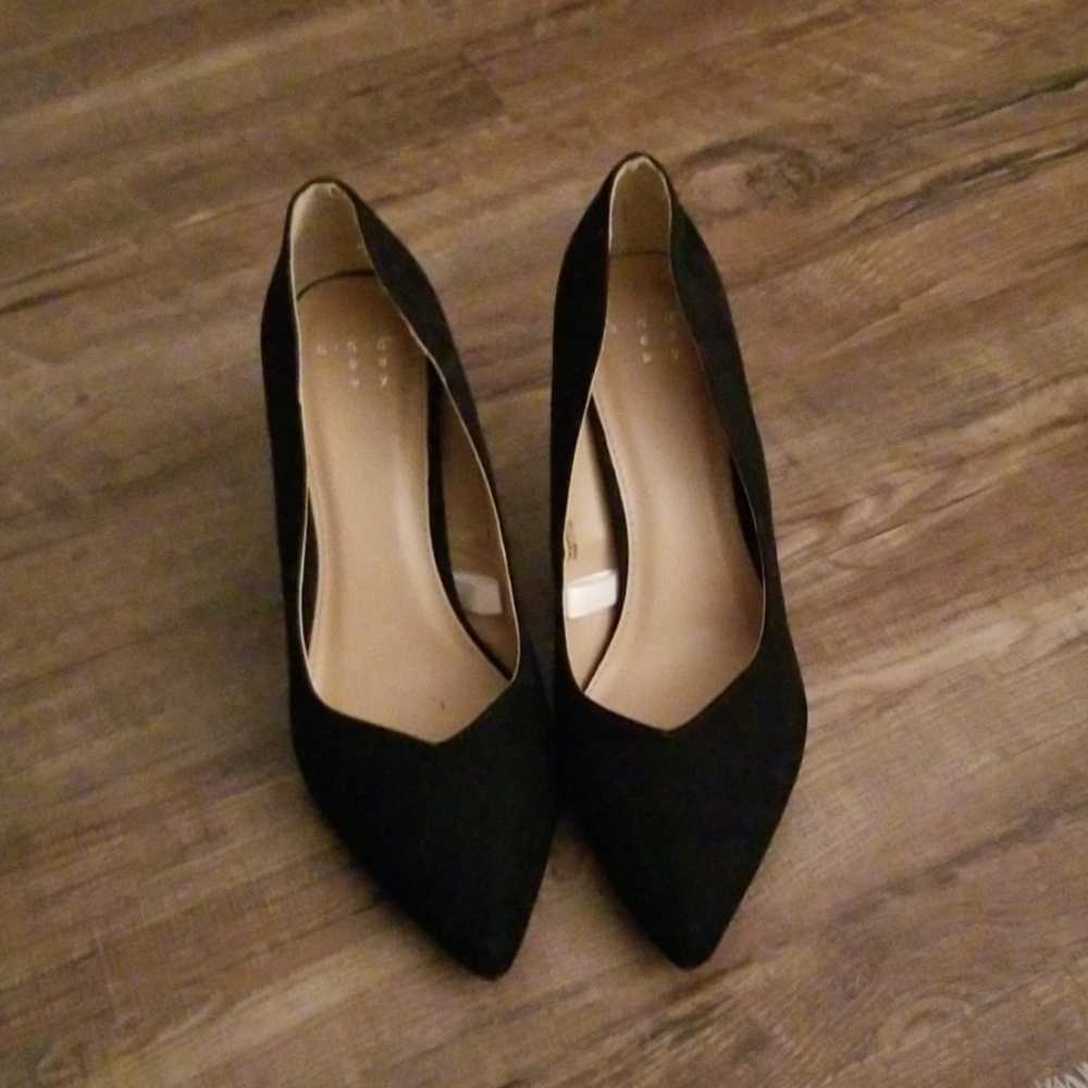 A new day black high heels